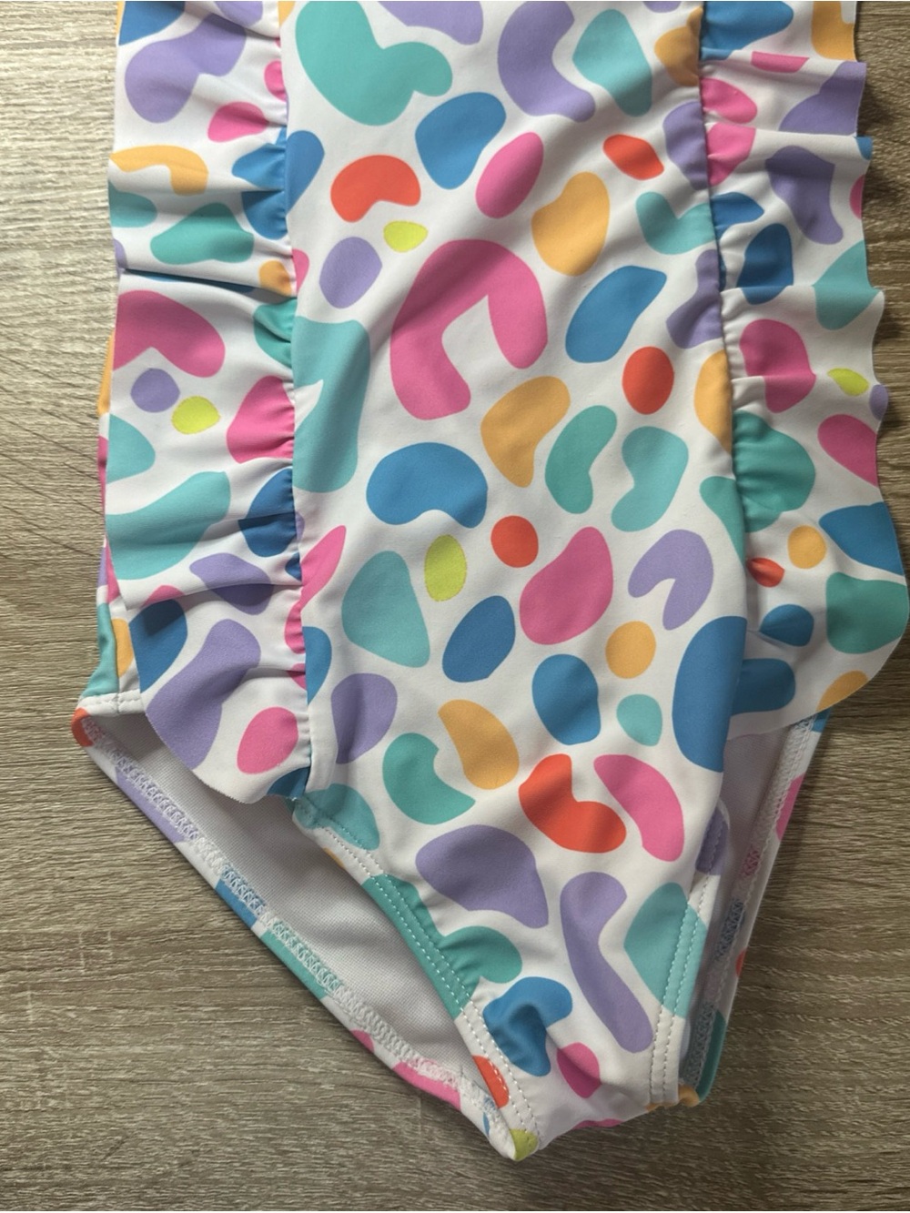 Marie Nicole Boutique Printed Spot Girls Swimsuit Size 4XL 14/16 - Picture 3 of 9